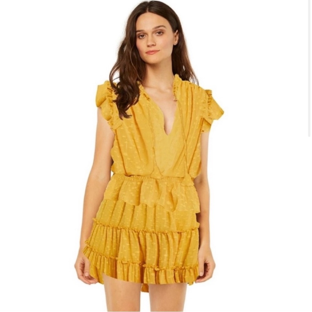 Misa Los Angeles Lilian Dress Saffron